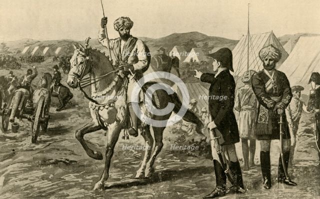 'Marquess Wellesley and the Nizam', (1902). Creator: Unknown.