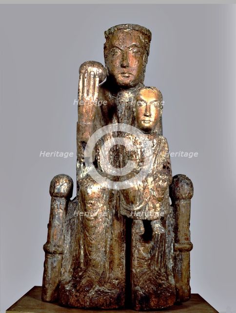 Marquet Virgin, Catalan carving.