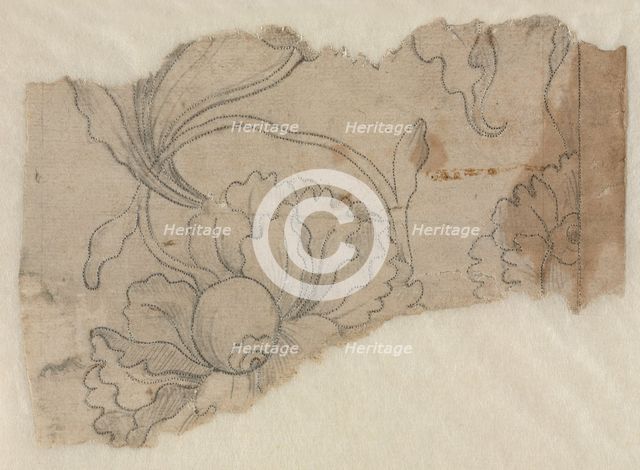 Marquetry Design, c. 1730/60. Creator: Unknown.