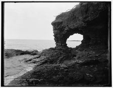 Marquette, Mich., Arch Rock, Presque Isle, between 1880 and 1899. Creator: Unknown