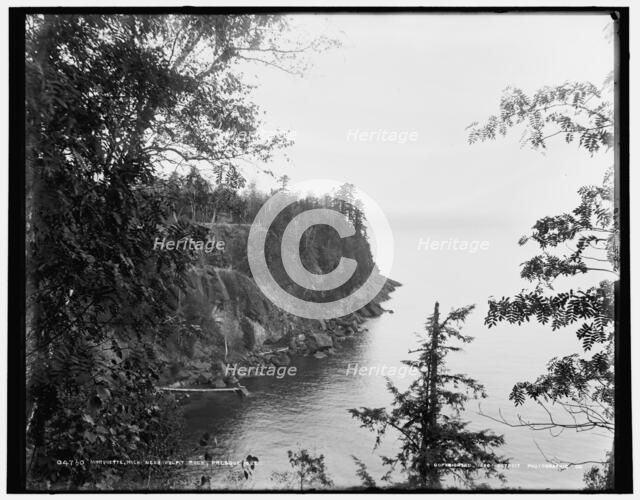 Marquette, Mich. near Pulpit Rock, Presque Isle, c1898. Creator: Unknown.