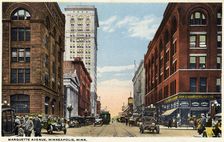 Marquette Avenue, Minneapolis, Minnesota, USA, 1915