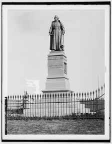 Marquette statue, Marquette, Mich., between 1880 and 1899. Creator: Unknown