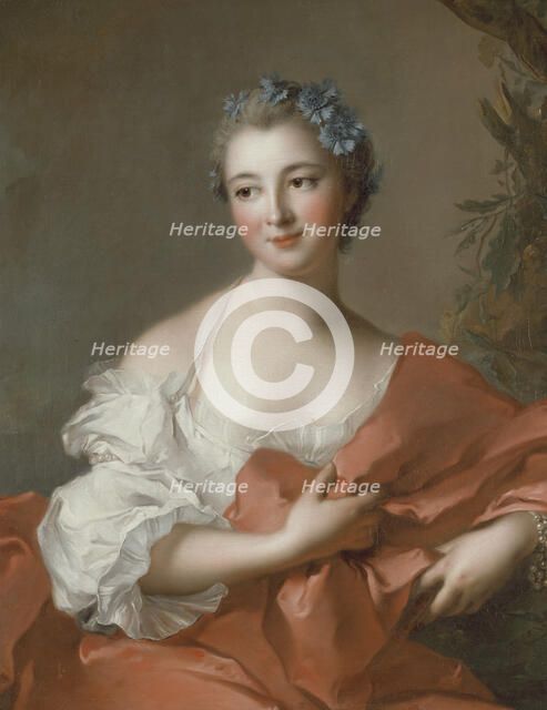 Marquise de l'Hôpital, c1740. Creator: Jean-Marc Nattier.