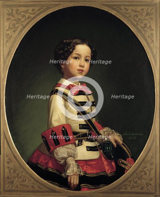 Marquise María Cristina de Roncali y Gaviria. Artist: Madrazo y Kuntz, Luis de (1825-1897)