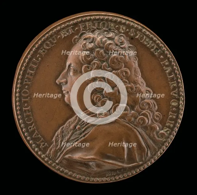 Marquis Giovanni Filippo (?) [reverse], 1701. Creator: Ferdinand de Saint-Urbain.