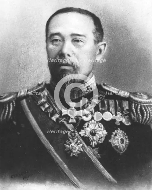 'Marquis Ito', c1893. Artist: Aaron Gerschel.