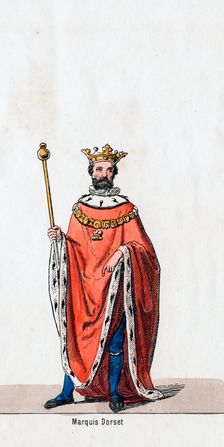 Marquis of Dorset, costume design for Shakespeare's play, Henry VIII, 19th century