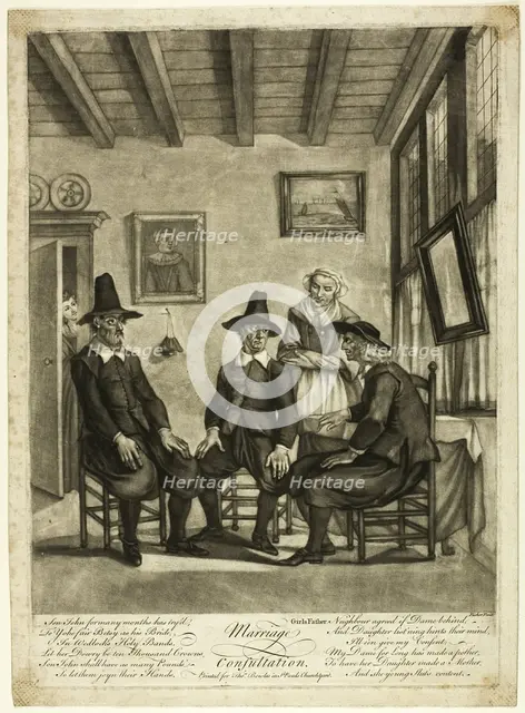 Marriage Consultation, n.d. Creator: Edward Fisher.