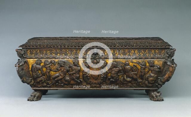 Marriage Chest (Cassone), mid 1500s. Creator: Unknown.