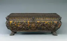 Marriage Chest (Cassone), mid 1500s. Creator: Unknown