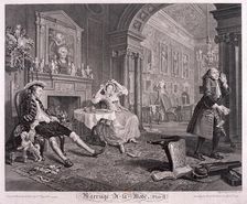 Marriage a la Mode 1745; plate II. Artist: Bernard Baron