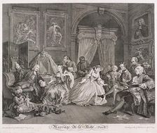 Marriage a la Mode 1745; plate IV. Artist: Simon François Ravenet