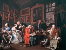 Marriage a la Mode: 1, The Marriage Contract 1743. Artist: William Hogarth