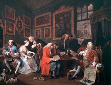 Marriage a la Mode: 1, The Marriage Contract 1743. Artist: William Hogarth