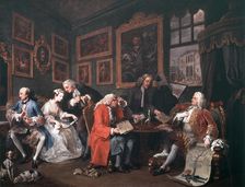 Marriage a la Mode: 1, The Marriage Contract 1743. Artist: William Hogarth