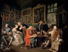 Marriage a la Mode: 1, The Marriage Contract 1743. Artist: William Hogarth