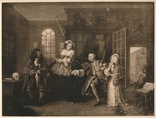 Marriage A-la-Mode: 3. The Inspection c1743. Artist: William Hogarth
