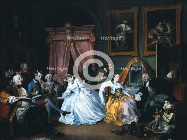 'Marriage A-la-Mode: 4. The Toilette', 1743. Artist: William Hogarth