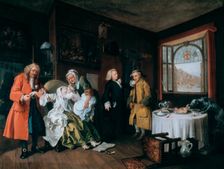 Marriage A-la-Mode: 6. The Lady's Death c1743. Artist: William Hogarth
