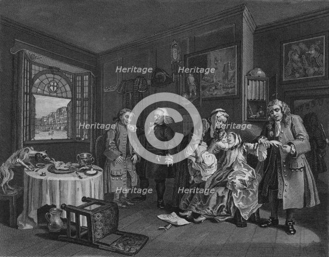 'Marriage A La Mode - Death of the Countess' c19th century. Artist: Mansell.