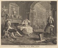 Marriage a la Mode: pl. 2, 1745. Creator: Bernard Baron