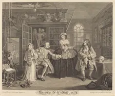 Marriage a la Mode: pl. 3, 1745. Creator: Bernard Baron