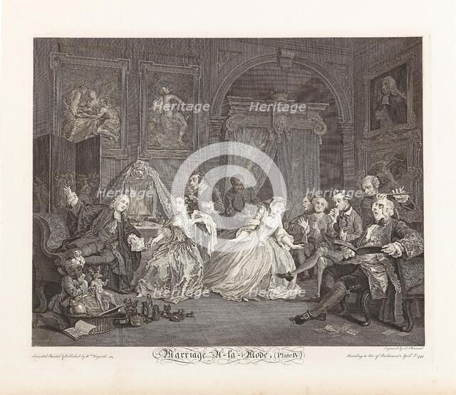 Marriage a la Mode. Plate IV: The Toilette, 1745. Creator: Hogarth, William (1697-1764).
