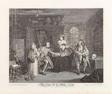 Marriage a la Mode. Plate III: The Inspection, 1745. Creator: Hogarth, William (1697-1764)
