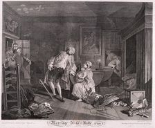 Marriage a la mode, Plate V 1745. Artist: Simon François Ravenet