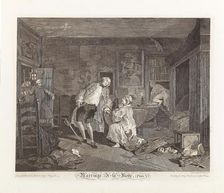 Marriage a la Mode. Plate V: The Bagnio, 1745. Creator: Hogarth, William (1697-1764)