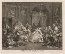 Marriage à la Mode: The Toilet Scene, 1745. Creator: William Hogarth (British, 1697-1764)