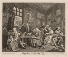 Marriage à la Mode: The Contract, 1745. Creator: William Hogarth (British, 1697-1764)