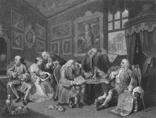 Marriage A La Mode - The Contract c19th century. Artist: J Garner