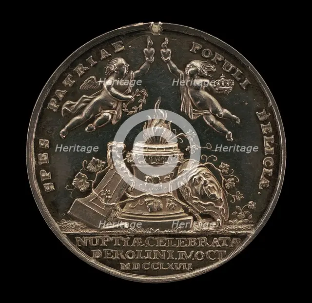 Marriage Altar [reverse], 1767. Creator: Gysbert van Moelingen.