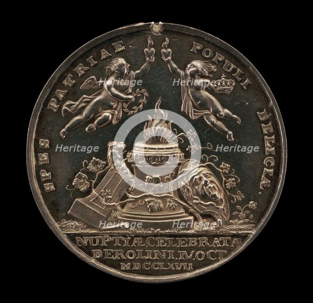 Marriage Altar [reverse], 1767. Creator: Gysbert van Moelingen.