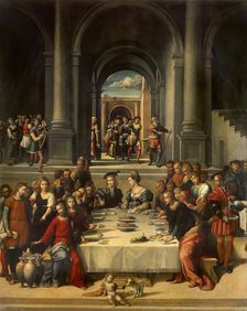 Marriage at Cana, 1531. Creator: Benvenuto Tisi da Garofalo