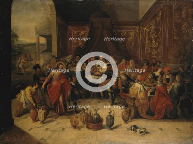 Marriage at Cana, 1630. Creator: Frans Francken II.
