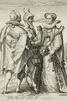 Marriage for Money, c1594. Creator: Jan Saenredam