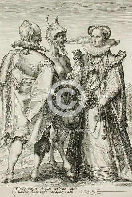 Marriage for Money, c1594. Creator: Jan Saenredam.