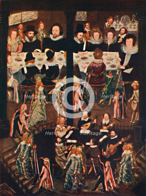 'Marriage Feast of Sir Henry Unton', c1596, (1903). Artist: Unknown.