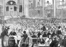 Marriage Festivities for the Duke of Edinburgh: the Mayor of Liverpool’s treat for the poor, 1874. Creator: Unknown