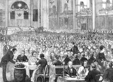 Marriage Festivities for the Duke of Edinburgh: the Mayor of Liverpool’s treat for the poor, 1874. Creator: Unknown