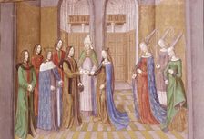 Marriage of Boemond and Constance of France, 1106, late 15th century. Creator: Unknown