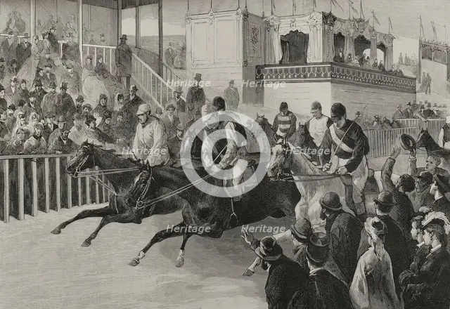 Marriage of King Alfonso XII to Infanta Mercedes of Orléans, celebrated on January 23, 1878 (1878). Creator: Daniel Perea.