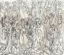 Marriage of King Louis XII of France and Mary Tudor, 16th century, (1849). Creator: Bisson & Cottard