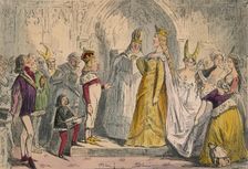 Marriage of Henry the Sixth and Margaret of Anjou, 1850. Artist: John Leech