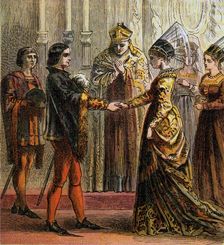 Marriage Of Henry V 1420, (c1850)