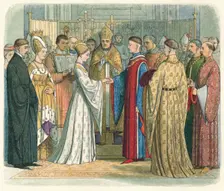 Marriage of Henry V. and Katherine of France 1420 (1864). Artist: James William Edmund Doyle