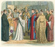 Marriage of Henry V. and Katherine of France 1420 (1864). Artist: James William Edmund Doyle